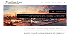 Desktop Screenshot of dubaitransitvisa.net