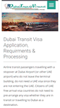 Mobile Screenshot of dubaitransitvisa.net